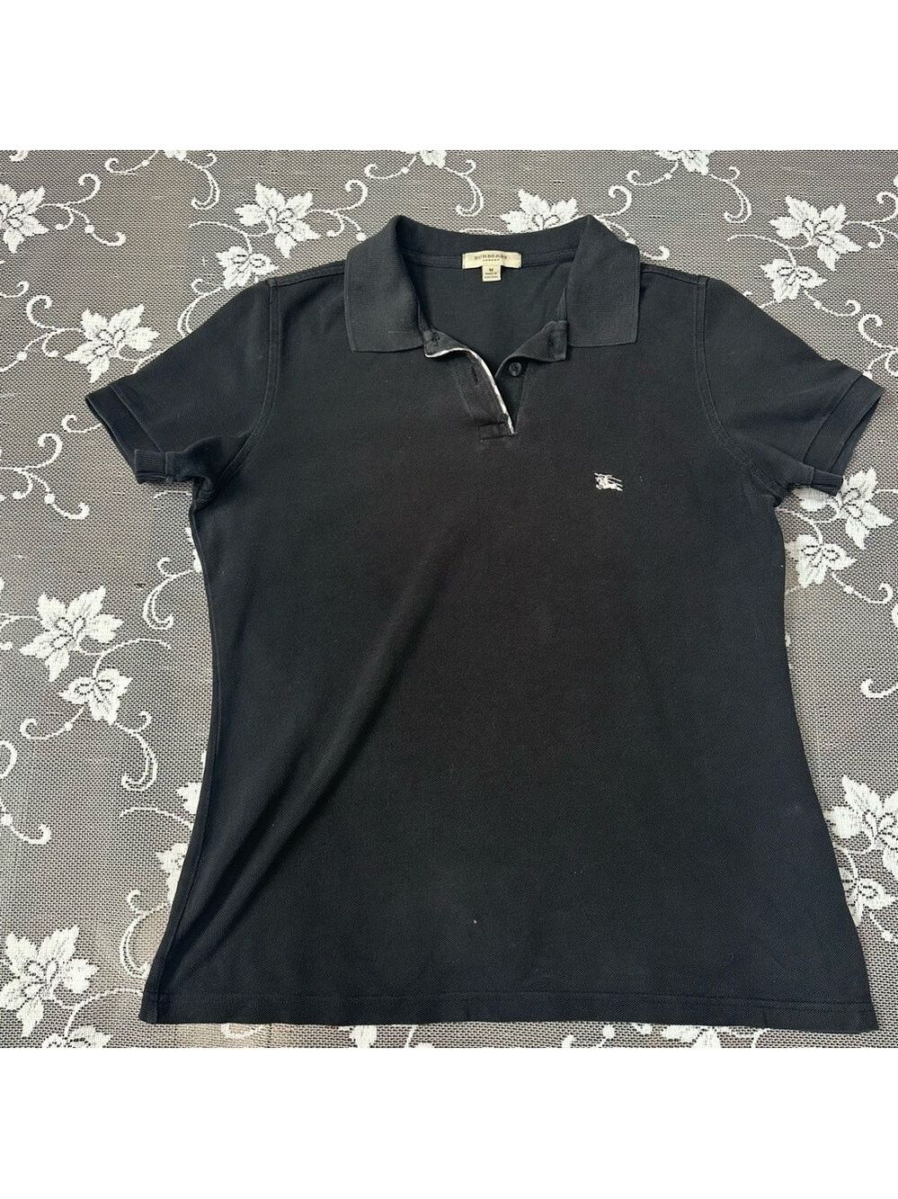 Burberry Polo in Black Sz Medium